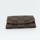 LOUIS VUITTON Damier Ebene Taiga Cuff Case 3 Set LV Auth CB169-12