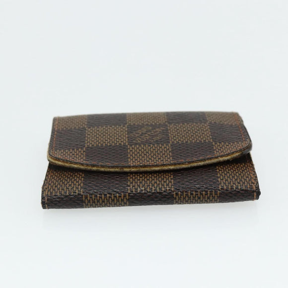 LOUIS VUITTON Damier Ebene Taiga Cuff Case 3 Set LV Auth CB169