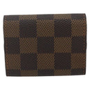 LOUIS VUITTON Damier Ebene Taiga Cuff Case 3 Set LV Auth CB169-3