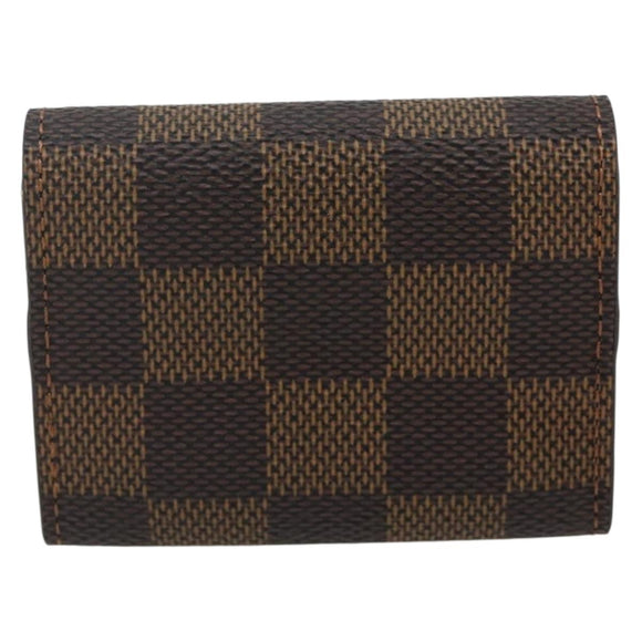 LOUIS VUITTON Damier Ebene Taiga Cuff Case 3 Set LV Auth CB169