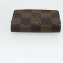 LOUIS VUITTON Damier Ebene Taiga Cuff Case 3 Set LV Auth CB169-5