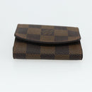 LOUIS VUITTON Damier Ebene Taiga Cuff Case 3 Set LV Auth CB169-6