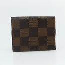 LOUIS VUITTON Damier Ebene Taiga Cuff Case 3 Set LV Auth CB169-9
