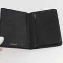 CHANEL Wallet Caviar Skin 10 Set Black White pink CC Auth CB170-21