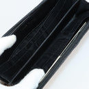 CHANEL Wallet Caviar Skin 10 Set Black White pink CC Auth CB170-9