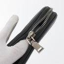 PRADA Wallet Leather 10 Set Black Red Navy Auth CB171-14
