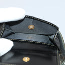 FENDI Zucca Canvas Geldbörse 10er Set Schwarz Braun Auth CB172-29