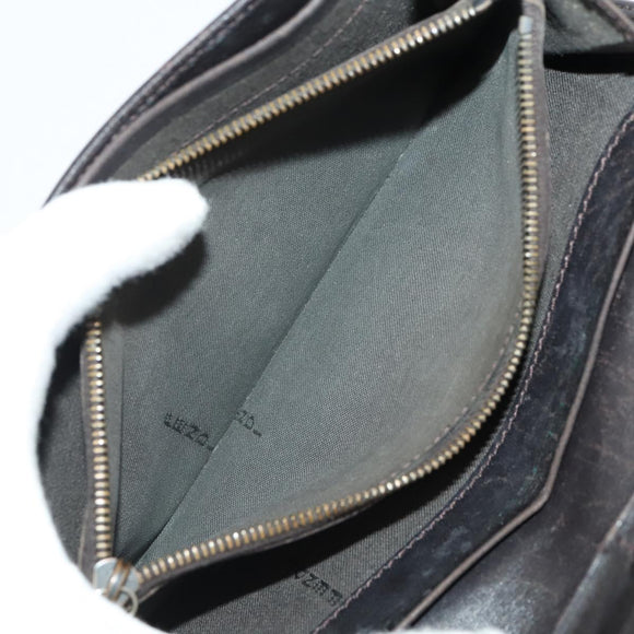 FENDI Zucca Canvas Geldbörse 10er Set Schwarz Braun Auth CB172