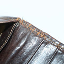 FENDI Zucca Canvas Geldbörse 10er Set Schwarz Braun Auth CB172-7