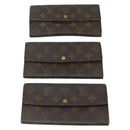 LOUIS VUITTON Monogram Wallet 10 Set LV Auth CB174-2