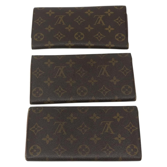 LOUIS VUITTON Monogram Wallet 10 Set LV Auth CB174