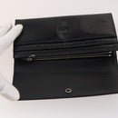 Christian Dior Trotter Canvas Wallet Leather 10 Set Beige Black pink Auth CB175-14