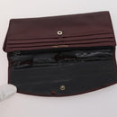 Christian Dior Trotter Canvas Wallet Leather 10 Set Beige Black pink Auth CB175-20