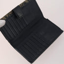 Christian Dior Trotter Canvas Wallet Leather 10 Set Beige Black pink Auth CB175-9