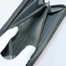 PRADA Wallet Safiano leather 10 Set Black Blue pink Auth CB177-11