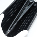 PRADA Wallet Safiano leather 10 Set Black Blue pink Auth CB177-23