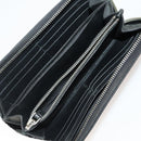 PRADA Wallet Safiano leather 10 Set Black Blue pink Auth CB177-4