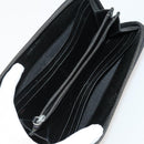 PRADA Wallet Safiano leather 10 Set Black Blue pink Auth CB177-6