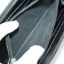 PRADA Wallet Safiano leather 10 Set Black Blue pink Auth CB177-7