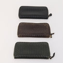 BOTTEGA VENETA INTRECCIATO Wallet Leather 10 Set Black Beige pink Auth CB180-11