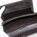 BOTTEGA VENETA INTRECCIATO Wallet Leather 10 Set Black Beige pink Auth CB180-4