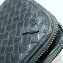BOTTEGA VENETA INTRECCIATO Wallet Leather 10 Set Black Beige pink Auth CB180-8
