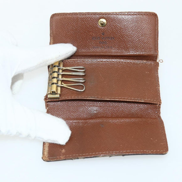 LOUIS VUITTON Monogram Key Case 10 Set LV Auth CB181