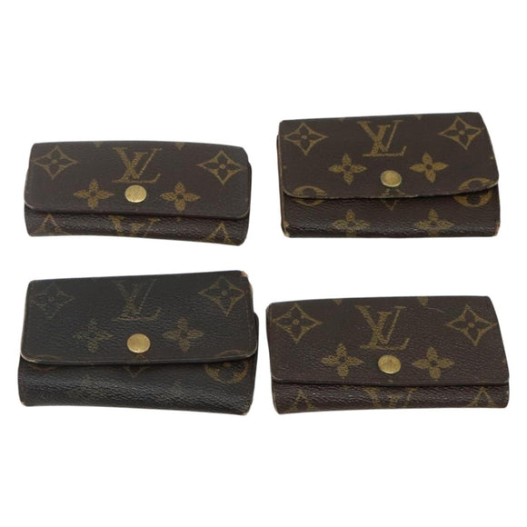 LOUIS VUITTON Monogram Key Case 10 Set LV Auth CB181