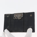FENDI Zucca Canvas Key Case 10 Set Black Brown Auth CB182-11