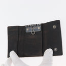 FENDI Zucca Canvas Key Case 10 Set Black Brown Auth CB182-12