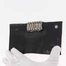 FENDI Zucca Canvas Key Case 10 Set Black Brown Auth CB182-15