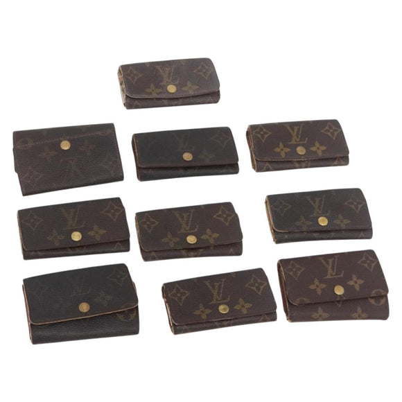 LOUIS VUITTON Monogram Key Case 10 Set LV Auth CB183