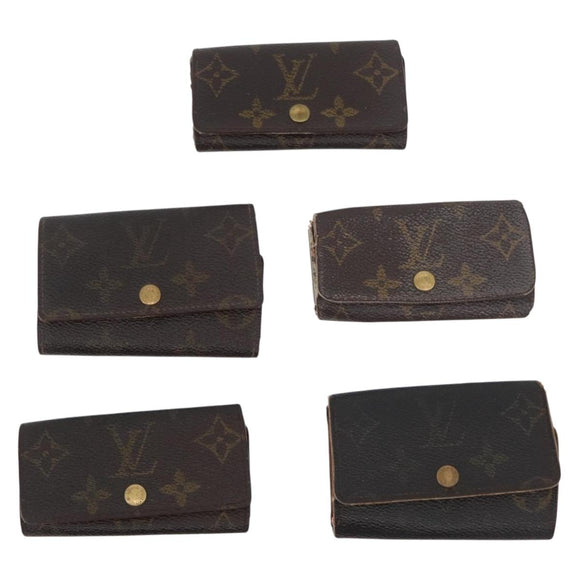 LOUIS VUITTON Monogram Key Case 10 Set LV Auth CB183
