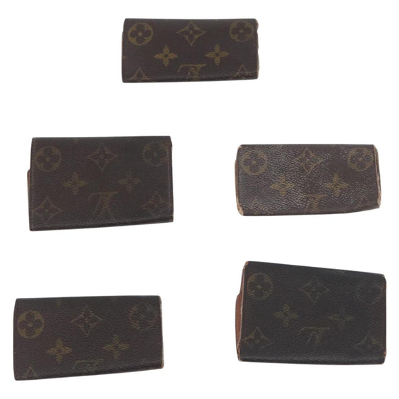 LOUIS VUITTON Monogram Key Case 10 Set LV Auth CB183