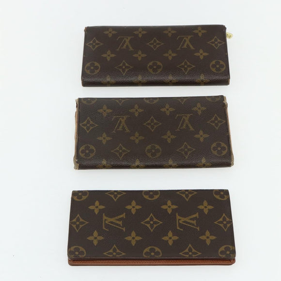 LOUIS VUITTON Monogram Wallet 10 Set LV Auth CB184
