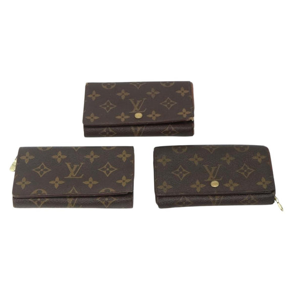 LOUIS VUITTON Monogram Wallet 10 Set LV Auth CB184