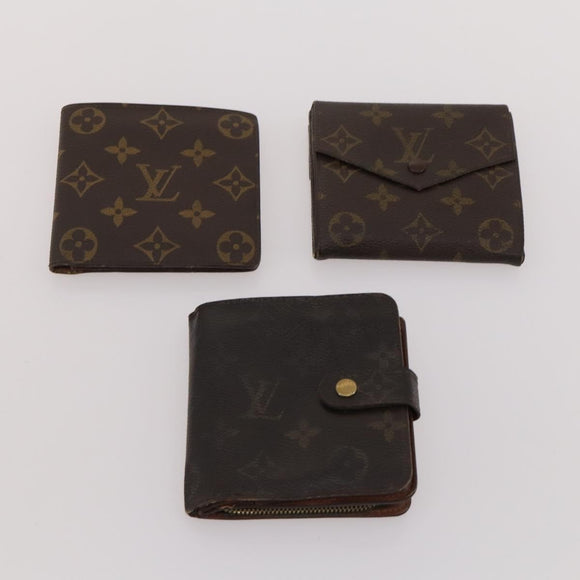 LOUIS VUITTON Monogramm Geldbörse 10er Set LV Auth CB185