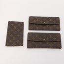 LOUIS VUITTON Monogramm Geldbörse 10er Set LV Auth CB185-2