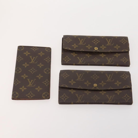 LOUIS VUITTON Monogramm Geldbörse 10er Set LV Auth CB185
