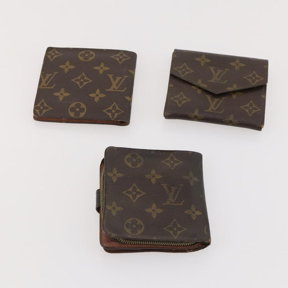 LOUIS VUITTON Monogramm Geldbörse 10er Set LV Auth CB185