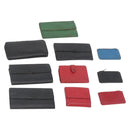 LOUIS VUITTON Epi Wallet 10 Set Black Red Green LV Auth CB187-1