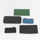 LOUIS VUITTON Epi Wallet 10 Set Black Red Green LV Auth CB187-3