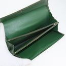 LOUIS VUITTON Epi Wallet 10 Set Black Red Green LV Auth CB187-4