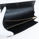 LOUIS VUITTON Epi Wallet 10 Set Black Red Green LV Auth CB187-8