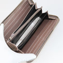 GUCCI GG Canvas Micro GG Guccissima Wallet Leather 10 Set Beige Black Auth CB188-14