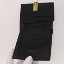GUCCI GG Canvas Micro GG Guccissima Wallet Leather 10 Set Beige Black Auth CB188-20