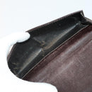 GUCCI GG Canvas Micro GG Guccissima Wallet Leather 10 Set Beige Black Auth CB188-6