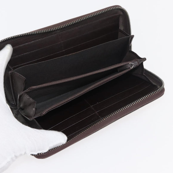 GUCCI GG Canvas Wallet Leather 10 Set Beige Black pink Auth CB189