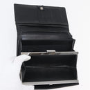 GUCCI GG Canvas Wallet Leather 10 Set Beige Black pink Auth CB189-8