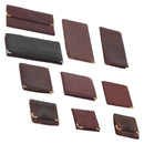 CARTIER Wallet Leather 10 Set Bordeaux Auth CB190-1